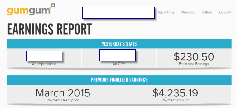 GumGum Revenue May 2015