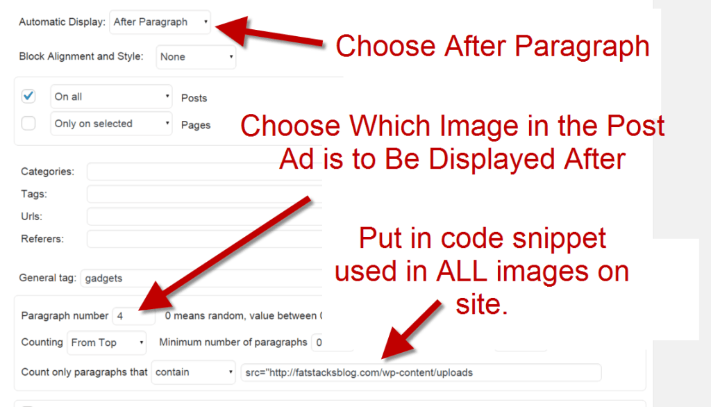 How to Put Ads After Any Image with Ad Inserter Plugin