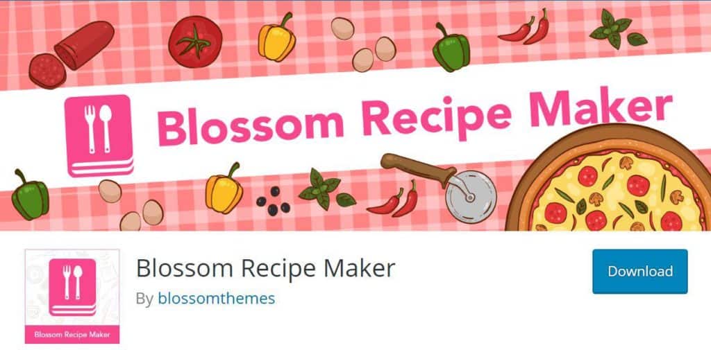 Blossom Recipe Maker WordPress Plugin