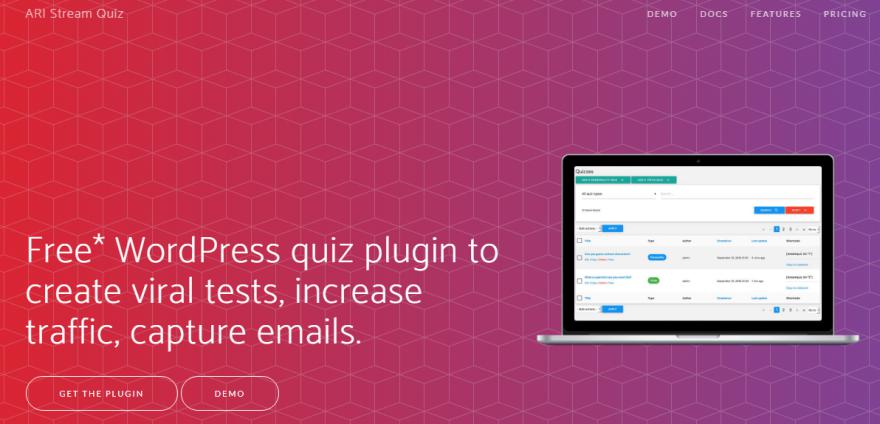 ARI Stream Quiz for WordPress Quizzes