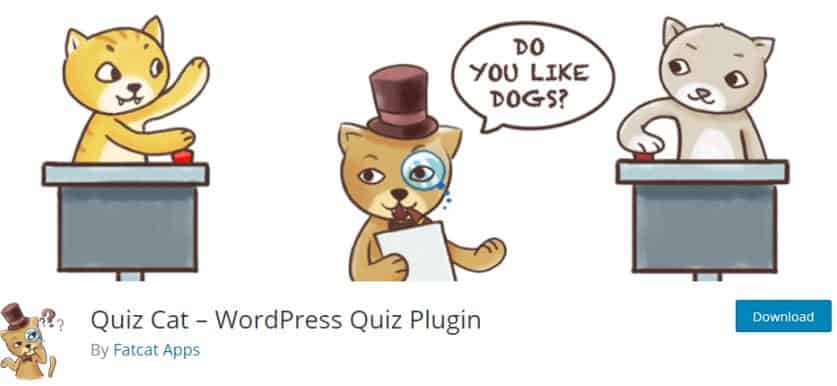 Quiz Cat for WordPress Quizze