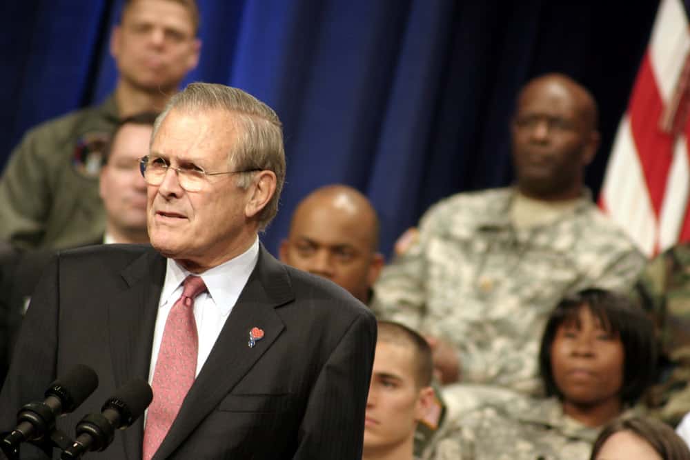 Donald Rumsfeld at Town Hall Meeting