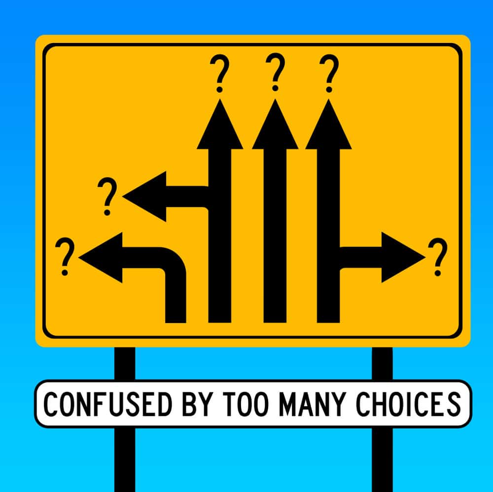 too many choices graphic aug27