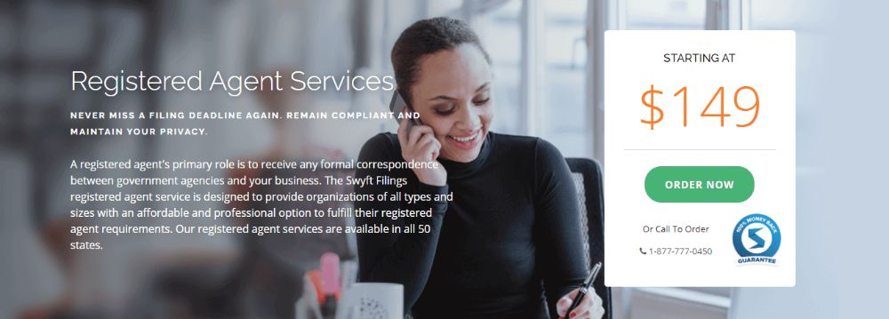 Registered Agent Services, Swyft Filings.