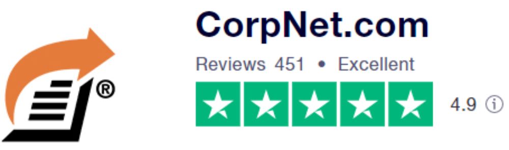 CorpNet on TrustPilot.