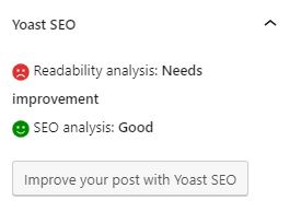 yoast seo text analysis