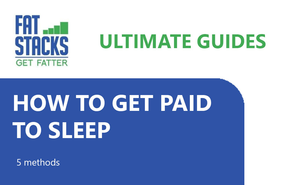 how to get paid to sleep